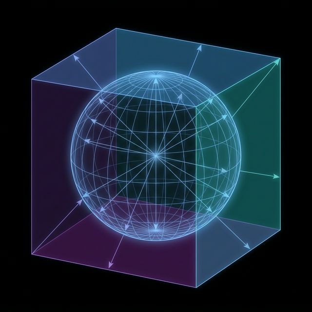 S2 구체-정육면체 투영